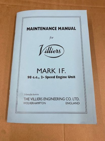 Workshop manual 1F motor