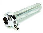 CHROME TWIST GRIP 1''