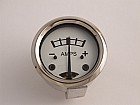 LUCAS Ammeter White - Metal Case 1-3/4"