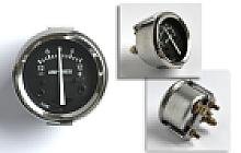 Blackface Ammeter 12-0-12 Calibrated - 1 3/4'' (12AMP)