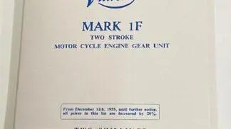 1F Operating instructions / parts list