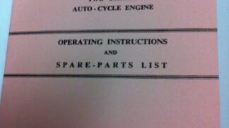 2F Parts Book / Operating Instructions