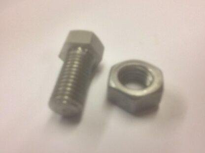 British hub sprocket fixing bolt+nut reduced hex 5/16 BSF