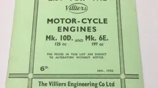 10D / 6E Parts book and operating instructions