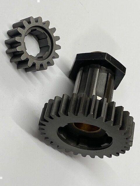 Tiger cub trials sleeve gear and fixed pinnion